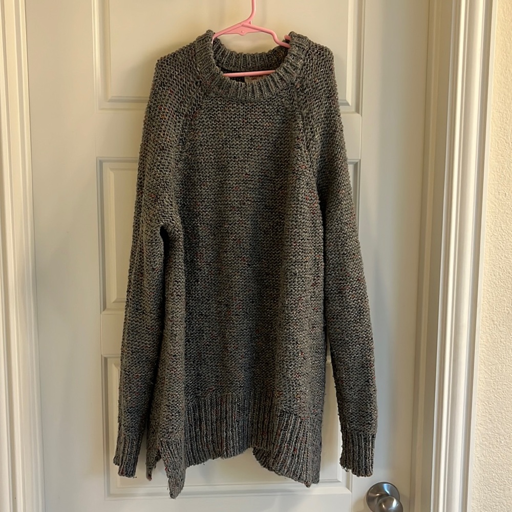 Gray sweater